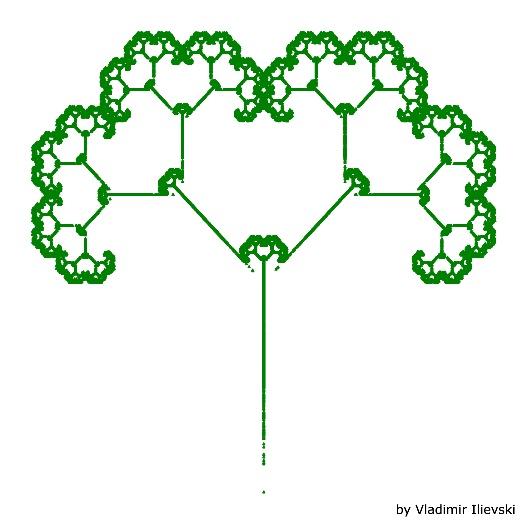 Plot of a Fractal Tree