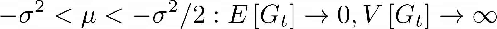 Condition for zero mean and infinite variance